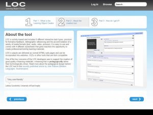 LOC tool tour screenshot