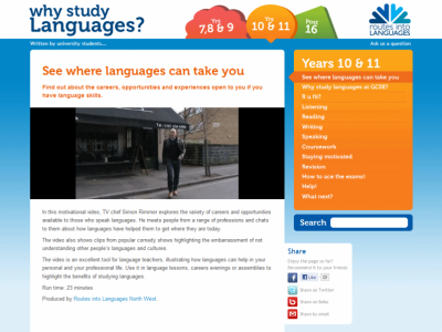 Why study languages HTML 5 video
